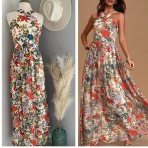 Lulus | Dresses | Lulus Lilja Cream Floral Print Maxi Dress | Poshmark Lulus | Dresses | Lulus Lilja Cream Floral Print Maxi Dress | Poshmark